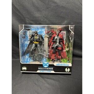 McFarlane DC Multiverse Batman & Spawn Figure Set Based on Comics NEW NIB